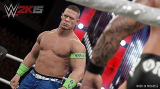 WWE 2K15 John Cena Xbox One screenshot work in progress