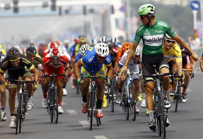 Theo Bos (Belkin) wins stage 5
