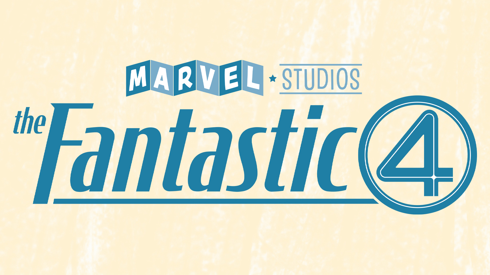 Una captura de pantalla del arte oficial de la película Los 4 Fantásticos de Marvel Studios.