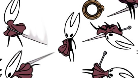 A sprite sheet for Hollow Knight Silksong