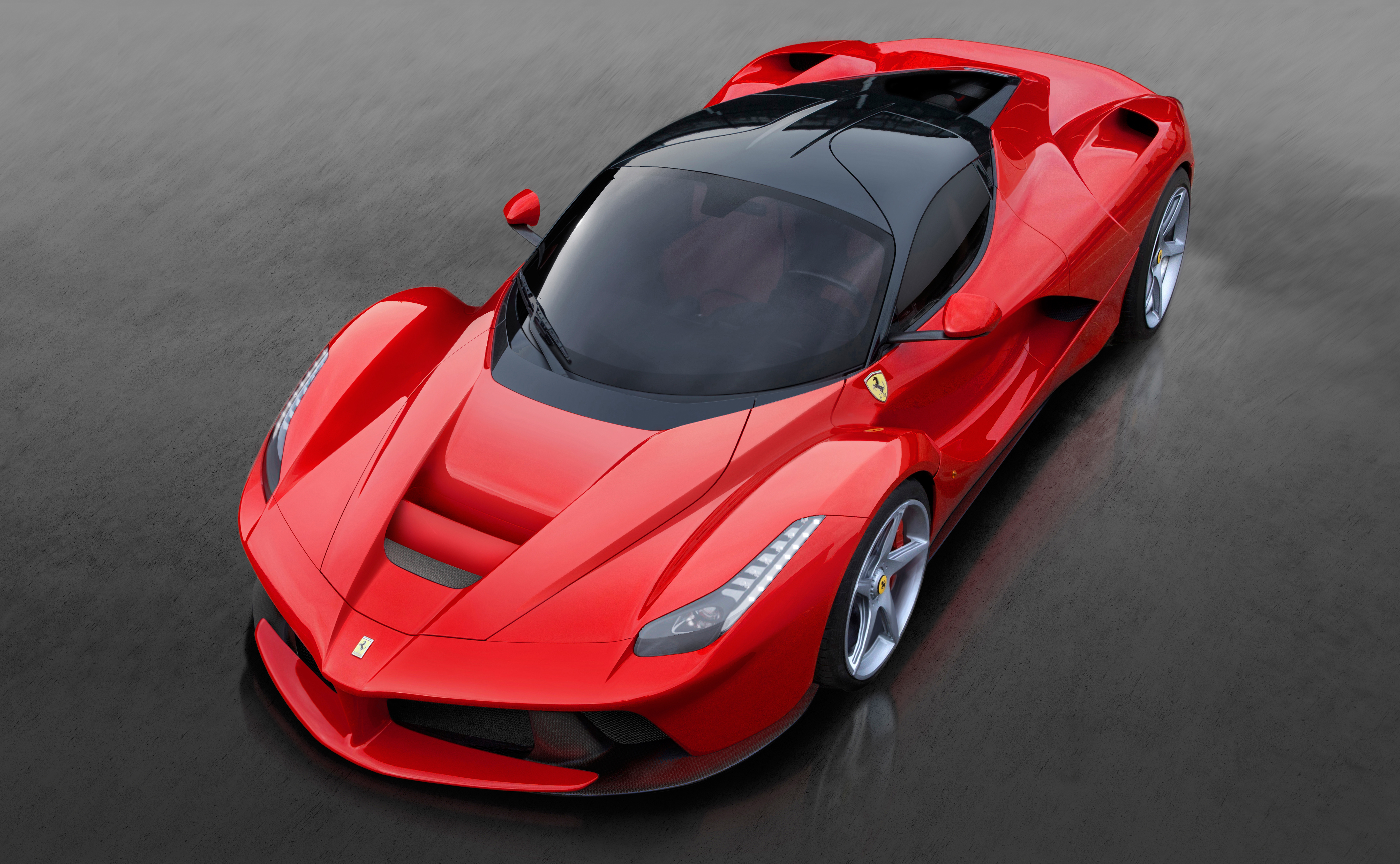 A view from above the Ferrari LaFerrari