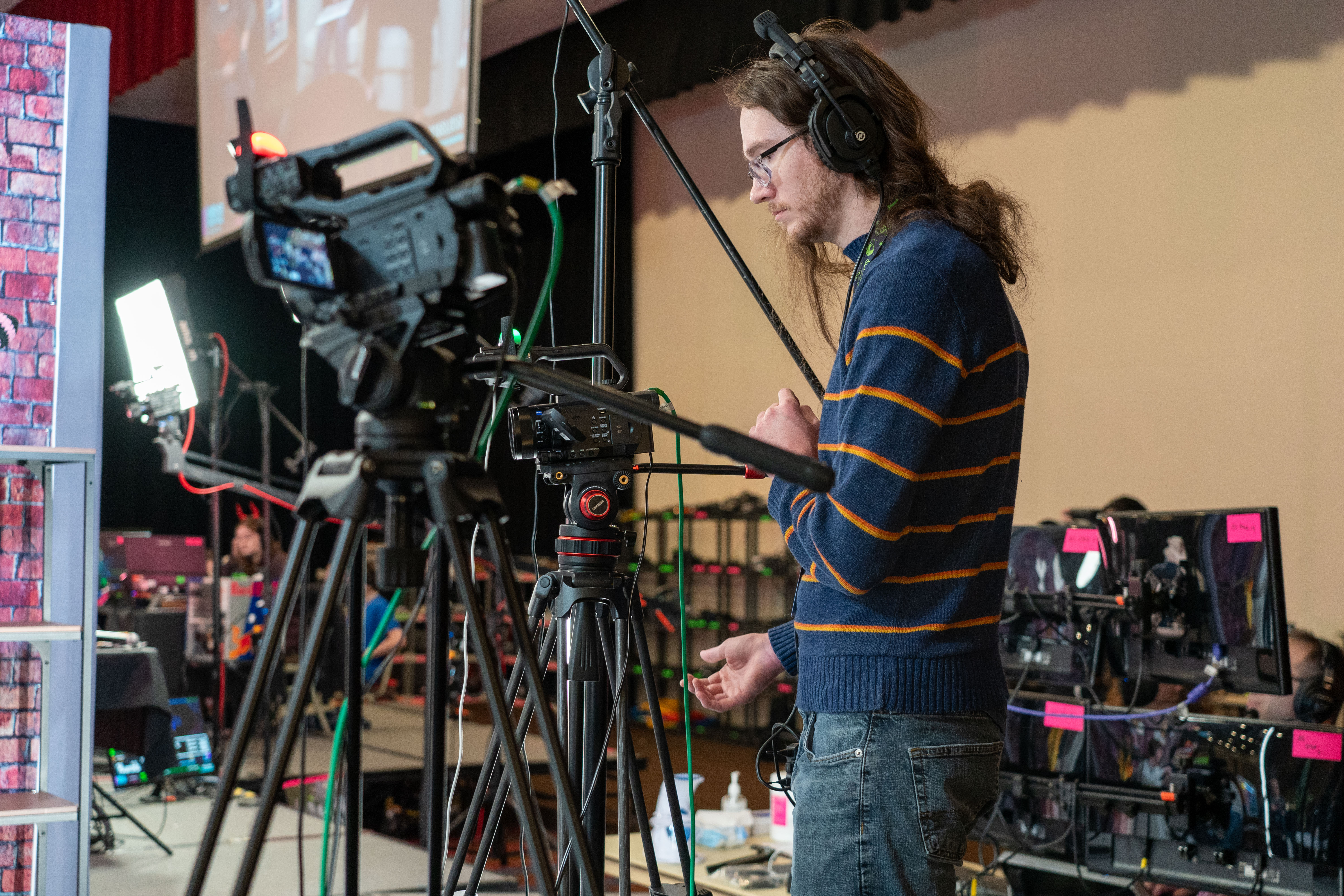 An upgraded Dante AV ecosystem enables ease of use for volunteers in the control room and behind the camera.