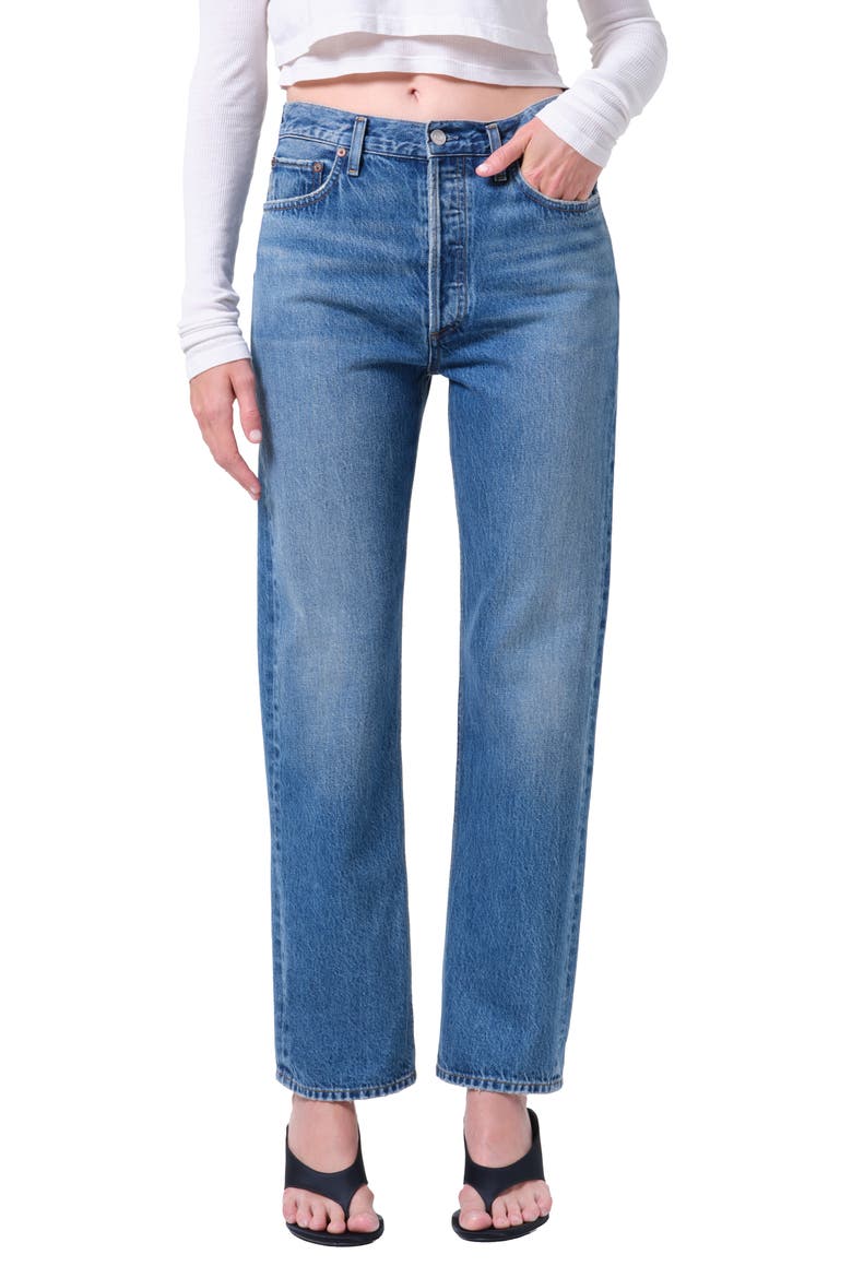 '90s Pinch High Waist Straight Leg Jeans