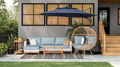 outdoor furniture at Lowe's contemporary stylish furniture layout