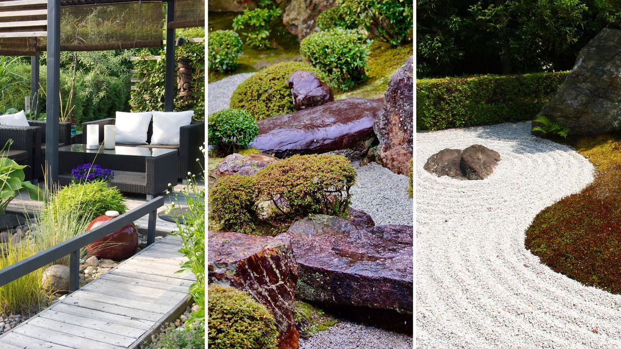 composite of zen garden ideas 