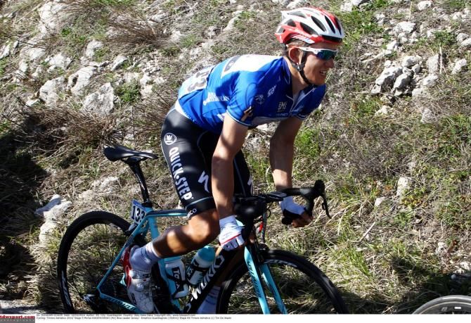 Michał Kwiatkowski lost over six minutes to Contador