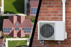 Solar panels vs air source heat pumps 