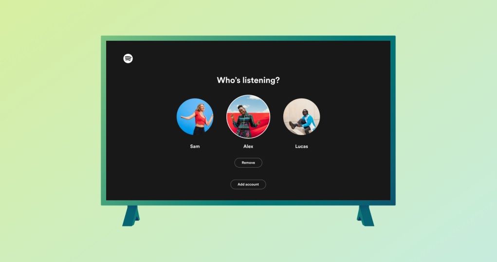 Spotify's TV redesign is bringing a much easier way for users to switch accounts.