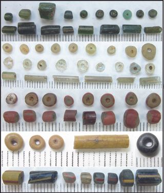 Ancient beads found at Ile-Ife.
