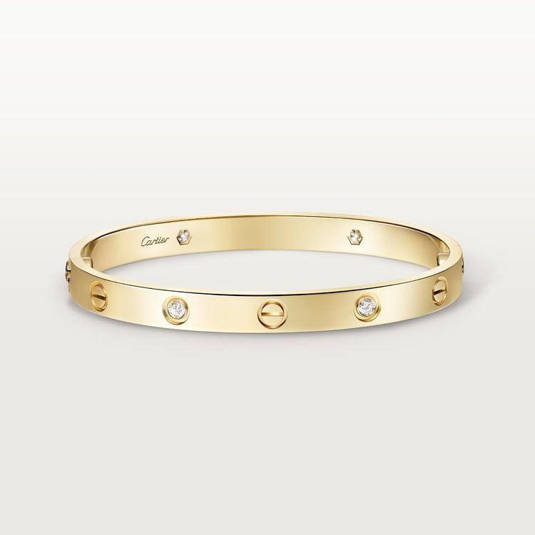 #love# Bracelet, Classic Model, 4 Diamonds