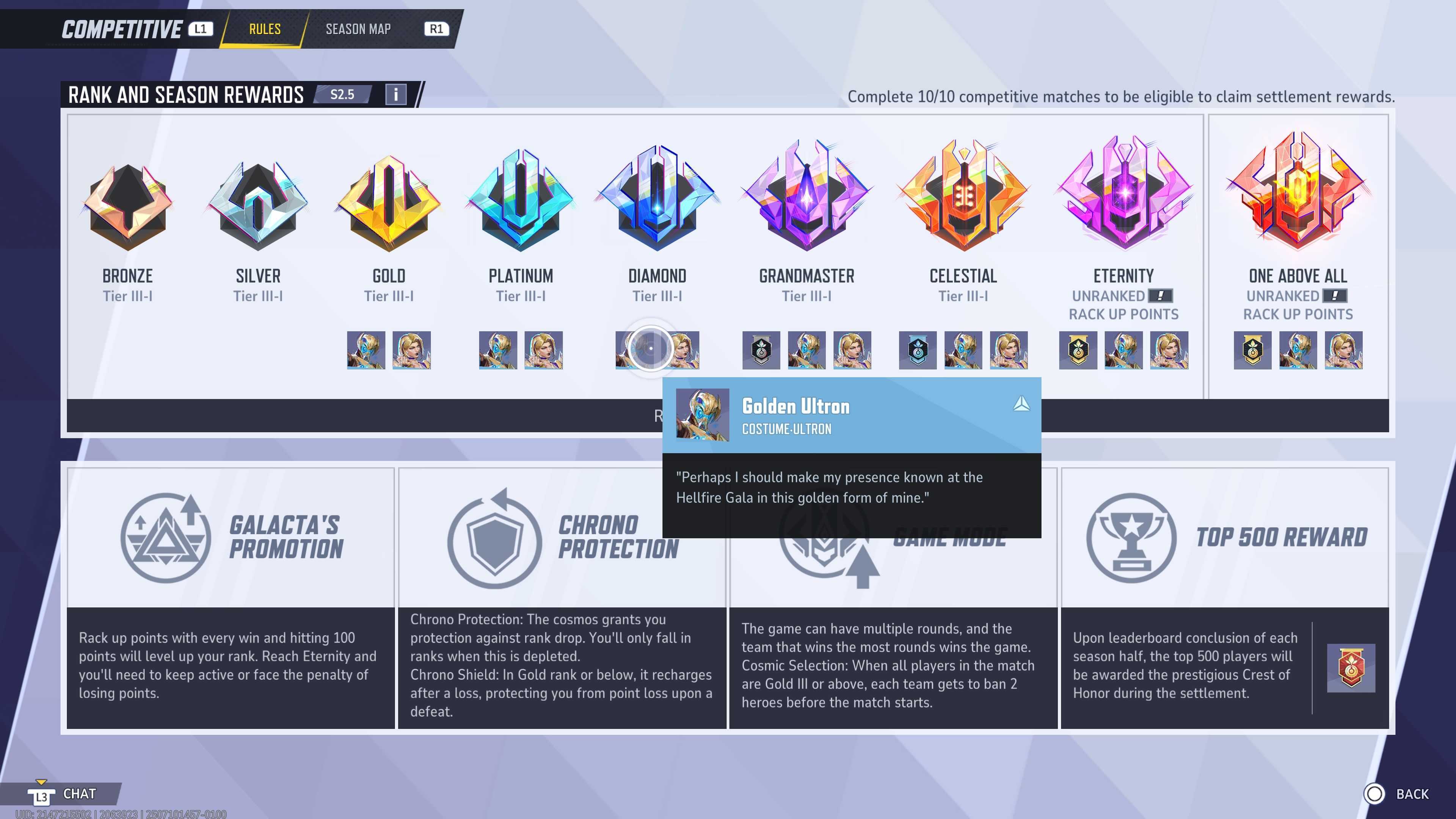 The Marvel Rivals Season 2.5 ranks in order