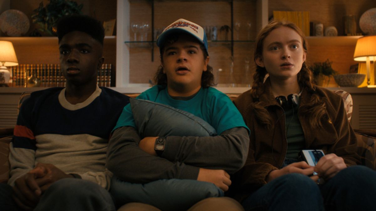 Stranger Things Lucas, Dustin, and Max