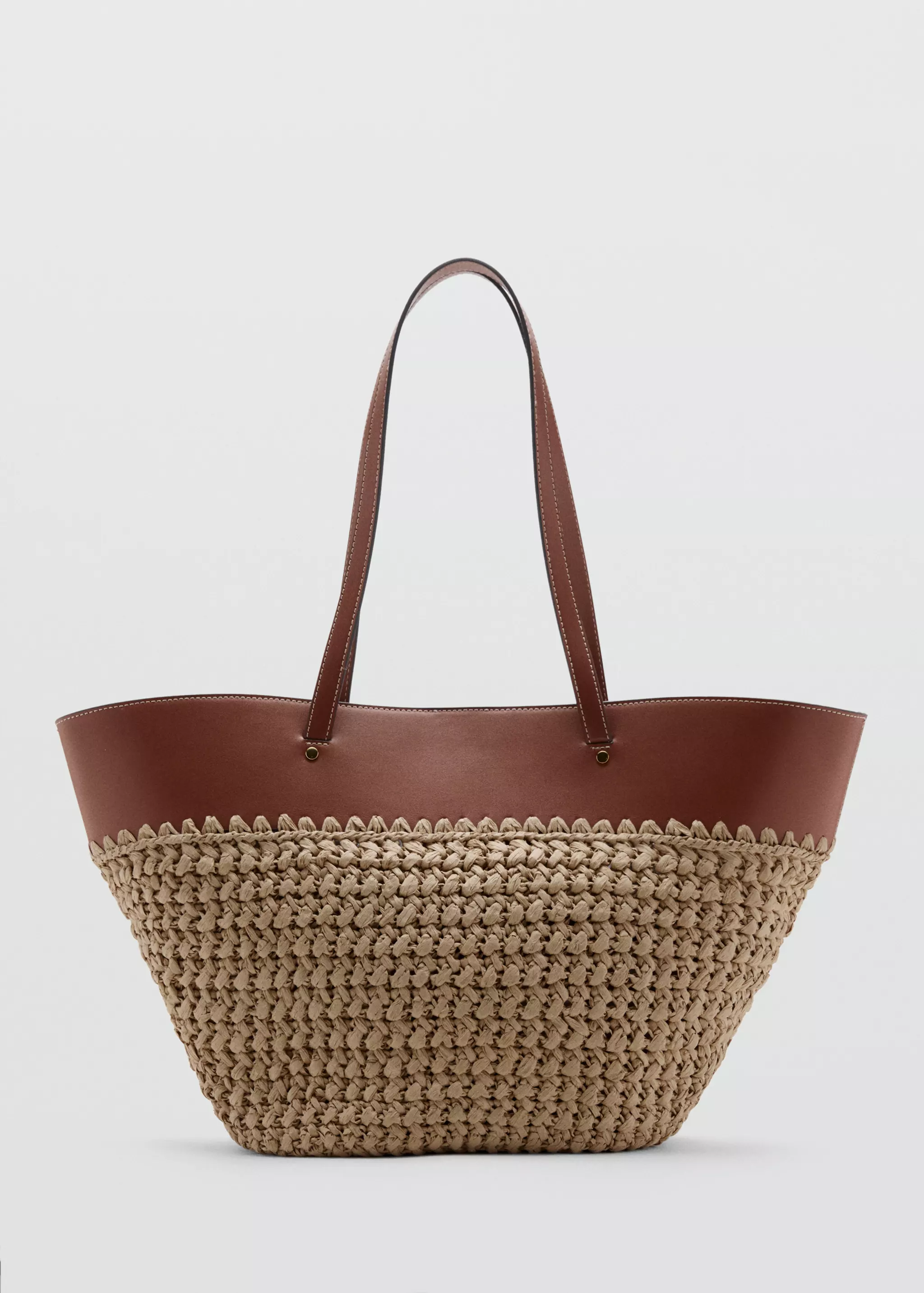 Large Natural Fiber Basket - Women | Mango Usa