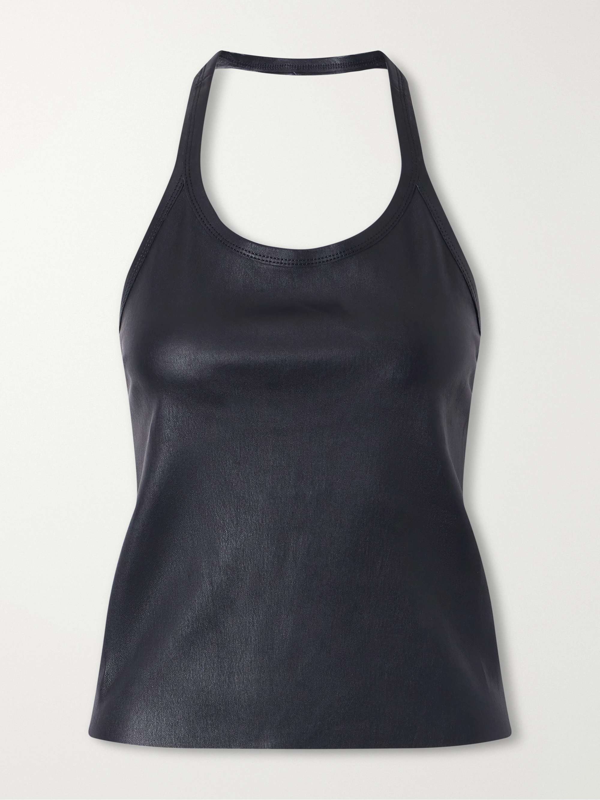 Cherry Leather Tank