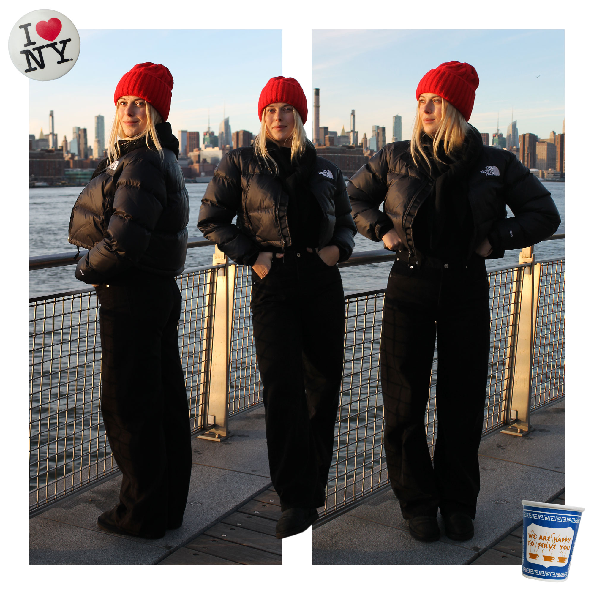 Collage of Winter Outfits FromReplica Store