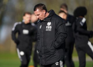 The Europa Conference League represents the only chance of silverware this season for Brendan Rodgers' side (Mike Egerton/PA)