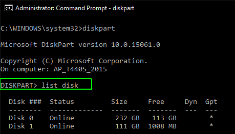 windows unable to format disk windows 10