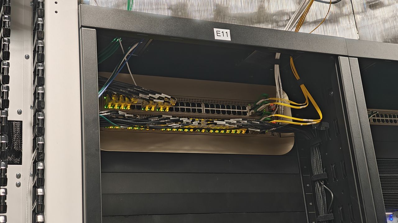 The networking interfaces of the NVL72 rack