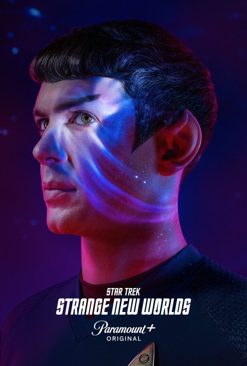 a character poster for "Star Trek: Strange New Worlds"