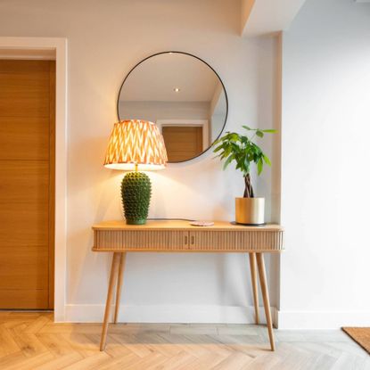 Money tree in entryway