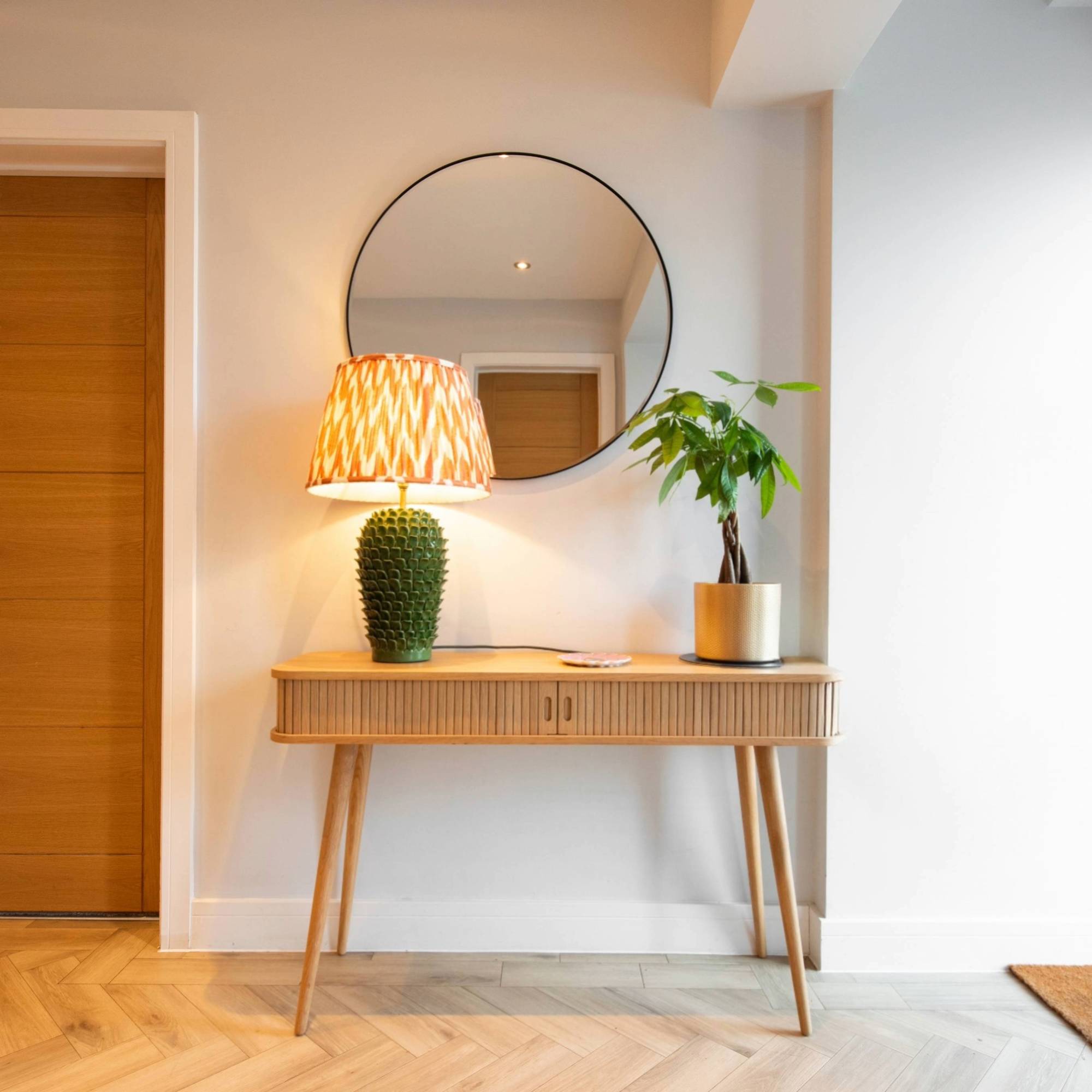 Money tree in entryway