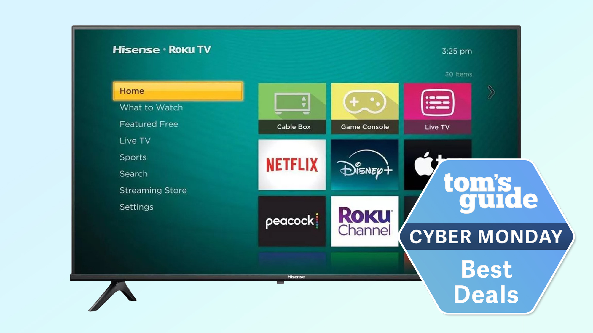 Hisense 32-inch Roku Smart TV with Cyver Monday deal