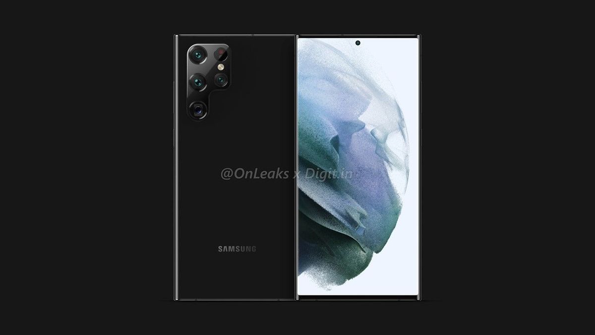 Samsung Galaxy S22 Ultra Leaked Render