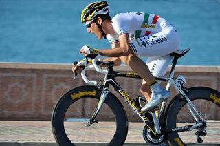 Italian time trial champion Marco Pinotti (HTC-Columbia)