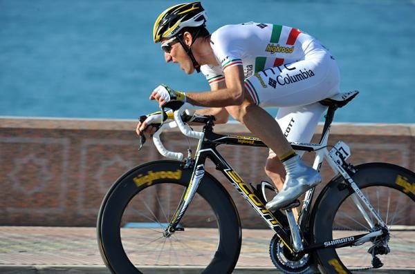 Italian time trial champion Marco Pinotti (HTC-Columbia)