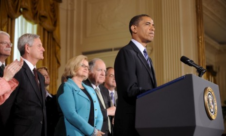 President Obama is struggling to maintain Democrats' support for ending Bush tax cuts.