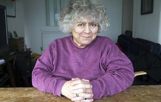 Miriam Margolyes Obe Bafta Award Winning Actress Photographed In St.margaret's Bay Near Dover Kent