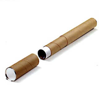 A telescoping mailing tube