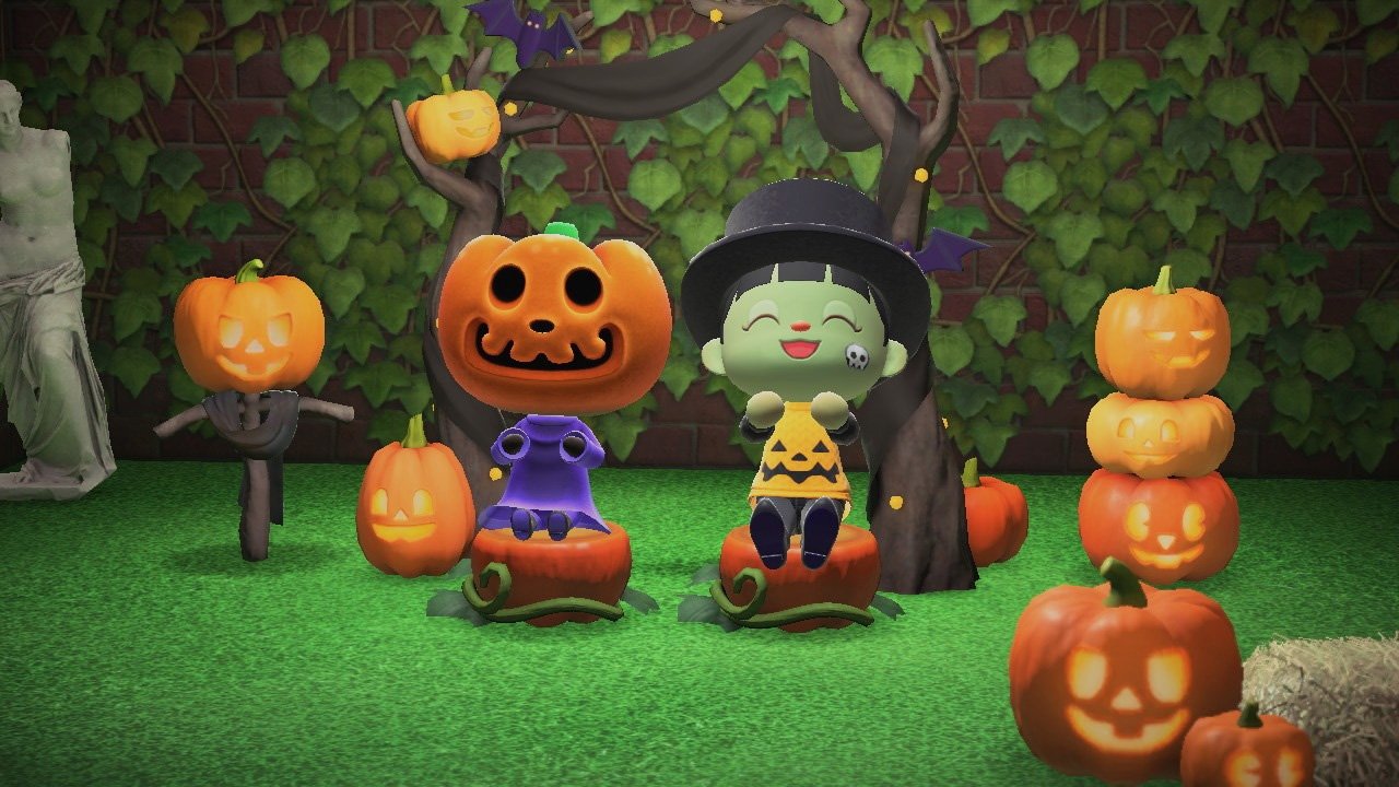 Animal crossing jack o lantern