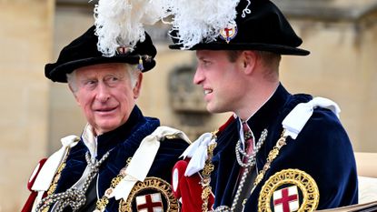 King Charles III and Prince William