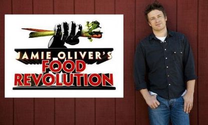 Celebrity British chef Jamie Oliver did not get the sunny welcome he may have hoped for when he took his anti-obesity initiatives to Los Angeles.