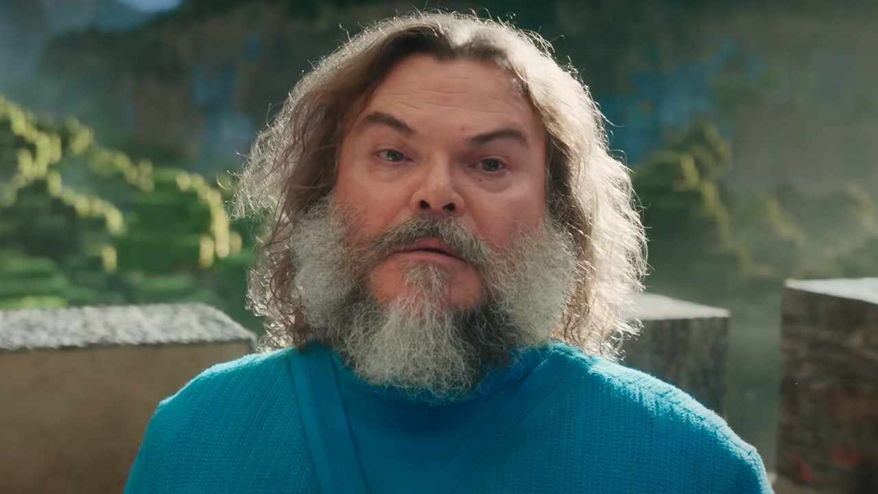 Jack Black como Steve en una película de Minecraft