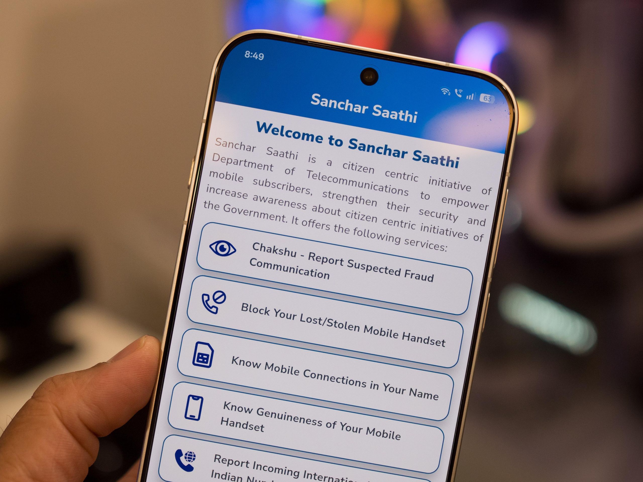 Sanchar Saathi Being Mandatory