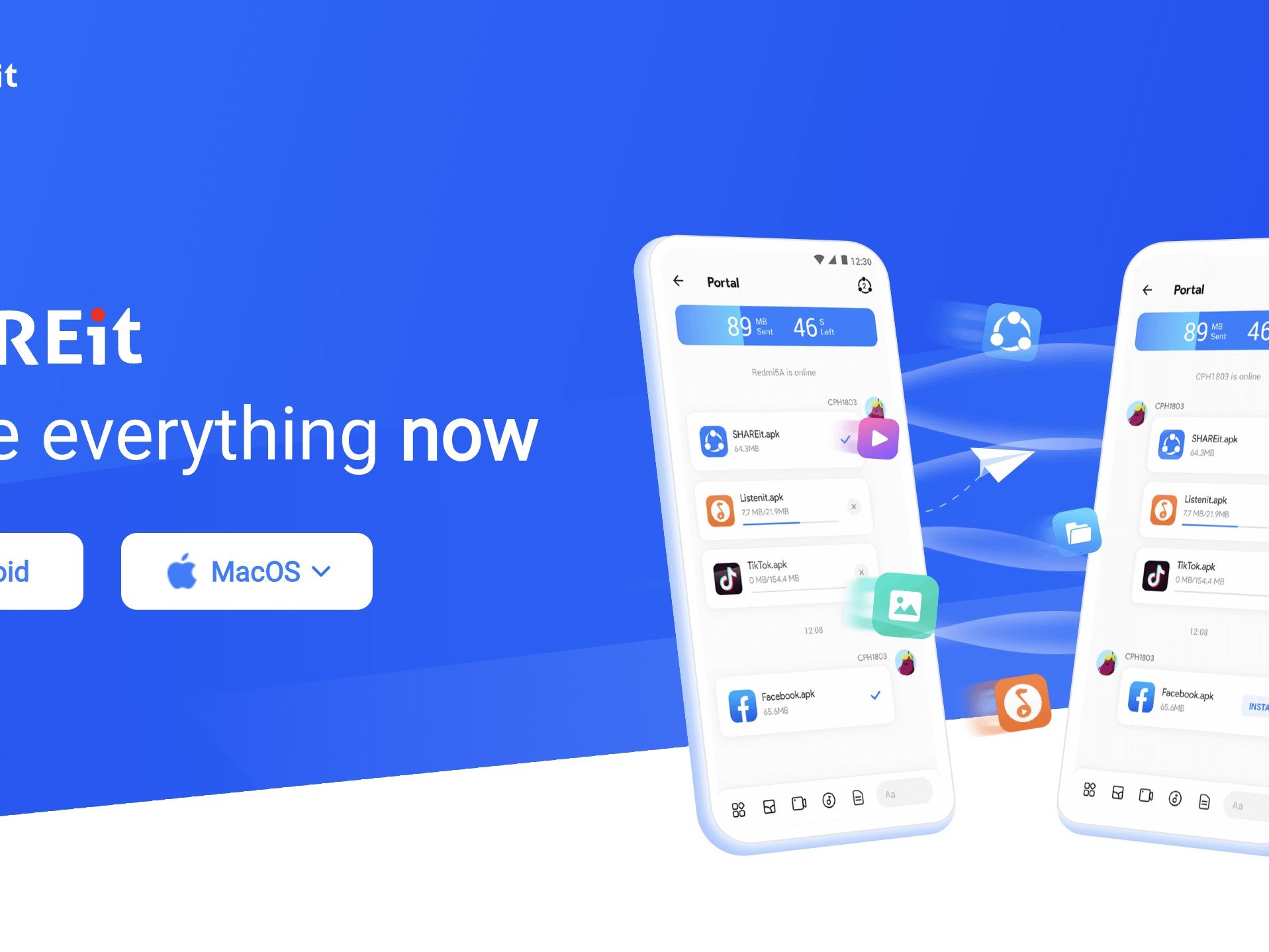 SHAREit Transfer Example