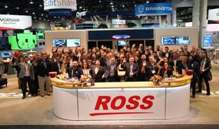 Ross Video staffers on show floor 