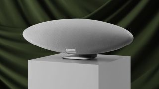 Bowers &amp; Wilkins Zeppelin on a plinth