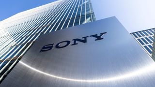 The logo of Japanese tech giant Sony is displayed at an entrance to the company&#039;s headquarters building in Tokyo on February 2, 2022. (Photo by Behrouz MEHRI / AFP) (Photo by BEHROUZ MEHRI/AFP via Getty Images)