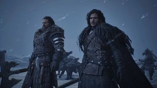 A screenshot from the reveal trailer for Game of Thrones: Kingsroad.