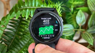 Acute load data on the Garmin Forerunner 265