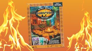 Survivor: The tribe has spoken with surrounding flames