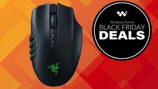 Header image for Windows Central&#039;s Black Friday spotlight deal for the Razer Naga V2 Pro mouse