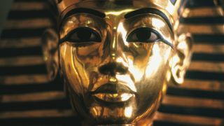 King Tutankhamen gold mask.