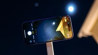 iPhone 16 being used for astrophotography.