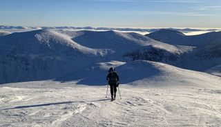 ski touring in the Cairngorms Scotland