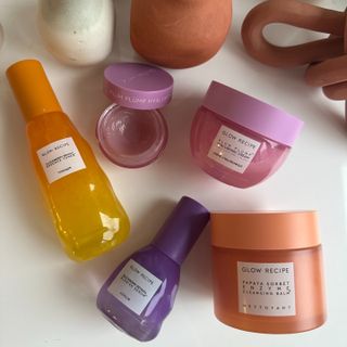 Jamie Schneider testing the best Glow Recipe products