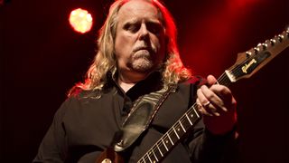 Warren Haynes of the American band Govt Mule performs live on stage during a concert at the Huxleys on November 3, 2017 in Berlin, Germany.